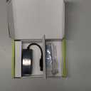 RJ11 to USB Adapter - Fax Modem USB 10/100 External Dial Up Voice Fax Data Modem - Black - Fit for Win7, Win8, Win10