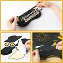 Pin The Cap On The Toast Game Class of 2026 Graduation Congrats Grad Poster with 24 Pcs Stickers Fun Activity Party Decorations Supplies for Kindergarten Senior High School College Students