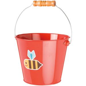 Toysmith Kids Gardening & Beach Bucket  5 Metal Pail with Grippable Handle | Assorted Bee & Beetle Colors | Durable Steel for Outdoor Play - 1 Count Toysmith Kids Gardening & Beach Bucket  5 Metal Pail with Grippable Handle | Assorted Bee & Beetle Colors | Durable Steel for Outdoor Play - 1 Count