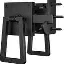 Heavy Duty Double Side Gate Latches for Wooden Fence,Aluminum Self Locking Gate Latch for Outdoor Fence, Wooden Gates, Pool Gate, Backyard, Garden,Farm