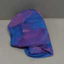 SOLY HUX Women's Tie Dye Cowl Neck Split Hem Bodycon Cami Dress Backless Long Dresses (Blue Purple Multi)