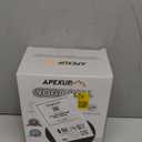 APEXUP Yoga Ball Exercise Ball, Anti Slip Stability Ball Chair, Heavy Duty Large Gym Ball for Fitness, Balance, Core Workout and Physical Therapy (M (19"~22'') 55cm, Black)