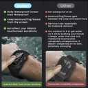 Goton 3 in 1 Waterproof Case with Band for Apple Watch with Built-in Tempered Glass Screen Protector 40mm, 360 Shockproof Bumper Face Cover with Band for Apple Watch SE 3/SE 2/SE, Series 6/5/4, 40mm