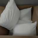 Utopia Bedding Throw Pillows (Set of 4, White)  12 x 20 Inches Down Alternative Pillows for Bed, Sofa, and Couch - Fluffy Decorative Stuffer Pillow for Indoors & Outdoors
