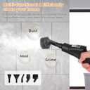Steam Cleaner, 6-Level Adjustable Handle, 15s Heat-Up, 1.08 Quarts Tank, Portable Steamer for Cleaning with 6 pcs Accessories for Home for Dirt, Grease, Grout, Tile,Floor, Car (Pearl White, 1200ML)