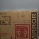 Hasipu Vanity Mirror with Lights, 32" x 24" LED Makeup Mirror, Lighted Makeup Mirror with Dimmable 3 Modes, Touch Screen Control Vanity Mirror Square White