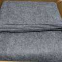 Vakly 2 Pack Emergency Throw Blanket [80x40] Disposable Fleece Military Cover  for Traveling, Camping, Car, Outdoor Survival, Homeless Shelters & Everyday Use (2, Gray, 40" x 80")