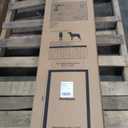 PetSafe Sliding Glass Pet Door - No-Cut DIY Install Doggy Door for Renters - Aluminum Frame - Adjustable Height 91 7/16" to 96" - Ideal for Large Dogs Up to 100 lb - White