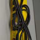 2 Pack Power Strip Surge Protector 2700J with Individual Switches and Flat Plug, 6 Outlet Heavy Duty Metal Power Strips with Cord Manager and Hook, Mountable 6FT 14AWG Extension Cord