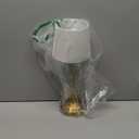 BOHON Cordless Lamp with Dimmer, Built-in 5200mAh Rechargeable Lamp, Patio Table Lamp, LED Bedside Night Light, Outdoor Ambient Light for Camping Restaurant Bedroom Dining Room Decor, Antique Brass, 6.7"D x 6.7"W x 14.7"H