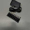 EIKS DC 5V 1A/1000mA Power Supply Adapter with Replacement 8 Plugs for USB Hub TV Box Camera Speaker