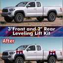 FLYCLE 3" Front and 2" Rear for Tacoma, Leveling Lift Kit Compatible with 1995-2004 Tacoma
