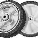 734-04581 634-0190A HRR216 Lawn Mower Wheels Fit for MTD, Yard Man, Crafts man, Huskee, Yard Machines Self Propelled Walk-Behind Lawn mower 2 Pack