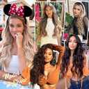 NOTICEME Clip in Hair Extensions Red Synthetic Hair Extensions Long Wavy 4PCS Thick Hairpieces 22 Inch for Women (Red)