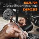 Yes4All Tri-Grip Handles Cast Iron Olympic Weight Plates, 2-Inch Weight Plates for Weight Lifting with Smooth and Durable Finish, Suitable for Strength Training Exercises (Single, Pair and Set)