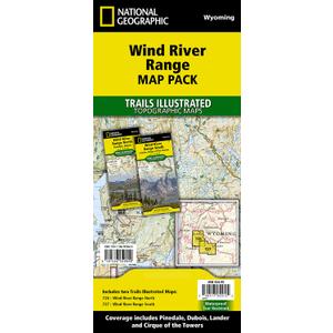Wind River Range [Map Pack Bundle] (National Geographic Trails Illustrated Map)