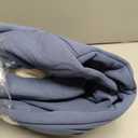 Gihuo Winter Jackets for Women Sherpa Lined Jacket Women Duffle Toggle Coat Hooded Fleece Jacket (Medium, BlueGrey)