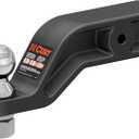 CURT 45375 Forged Trailer Hitch Mount with 2-5/16-Inch Ball, Fits 3-Inch Receiver, 20,000 lbs, 4-in Drop | Hitch Pin Sold Separately