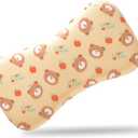 Soft Toddler Pillow with Two Pillow Inserts - Breathable Small Pillow (20" x 11.2") with Removable Cover, Ideal for Travel & Nursery, Cuddly Bear Design for Ages 2-4 (19.5"x10.5" 2-4 years old)