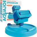Aqua Joe BDL-A0138-P2 20-Nozzle Mini Gear-Driven Oscillating Sprinkler on Sled Base, Customizable Coverage, 4,250 Sq. Ft. Max Coverage