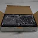 ELS PET Elevated Dog Bowls, Adjustable Raised Dog Bowls with No Spill Dog Water Bowl and Stainless Steel/Slow Feeder, Stand for Small Medium Large Dogs,Cats & Pets (Plastic)