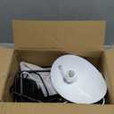 Modern 2-Light Swing Arm Plug In Wall Lamp, Adjustable Industrial Wall Sconces For Bedroom, Retro Cordless Beetle-Shade Wall Light Fixtures For Living Room, Wall Mounted Reading Lamp, Black