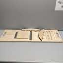 MPortable Wooden Slant & Balance Board for Calf Stretch, Squats, Pilates & Therapy. Multi-angle adjustable, anti-slip, ergonomic design. 350LBS capacity for legs, knees & core training.