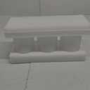 3-Pack White Linen Frosted Glass Lamp Shade, Glass Shade Covers Replacements for Light Fixtures, 1.65 Inch Fitter Globes Lampshades for Chandelier Wall Sconces Pendant Lights Bath Vanity Lights