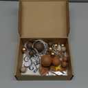 Western Cowboy Cake Topper Brown Ball Cake Decorations Cowboy Hat Disco Balls for Western Themed Birthday Supplies (02)