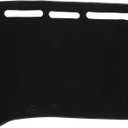 Dash Cover Compatible for Toyota Yaris 2007-2012, Non-Slip Polyester Black Center Console Dashboard Cover Pad Carpet