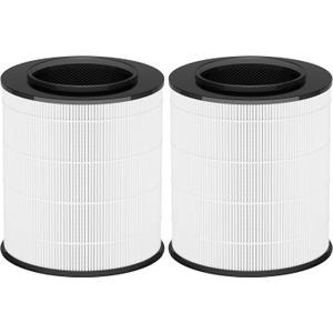 12030 Filter Replacement, Compatible with Clorox Medium Room Air Purifier 11030 & 11031, 1,000 Sq. Ft. Capacity, 2Pack (12030 Filter)