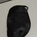 PLULON Black Short Bob Wig with Bangs for Women, Colorful Neon Short Bob Synthetic Hair Wigs with Hair Cap Heart Sunglasses for Adults Men Daily Bachelorette Halloween Costume Party Supplies