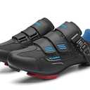 Unisex Cycling Shoes Compatible with Peloton Bike Shoes Indoor Clip in Peleton Road Bike Riding Racing Biking Shoes with Delta Cleats for Mens Womens Indoor Outdoor Bike Pedal 7,5