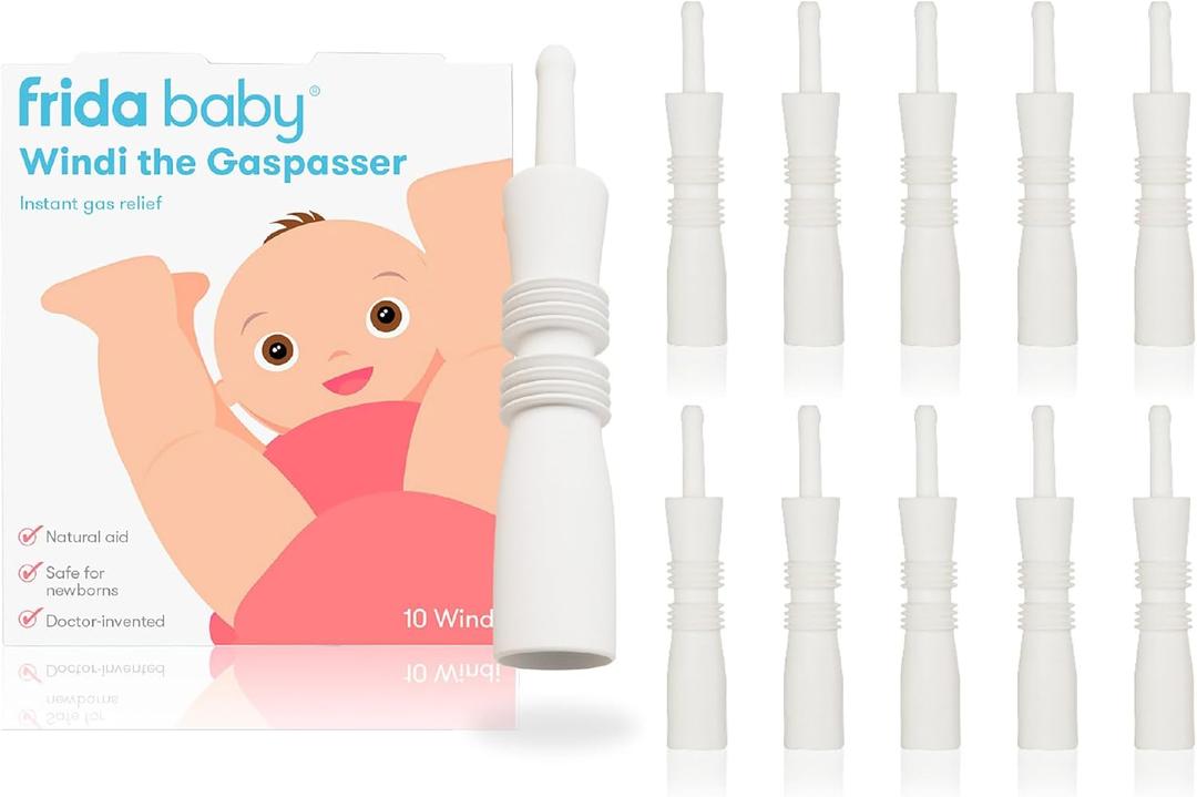 Frida Baby Windi Gas Passer, Baby Gas Relief, Made in USA, 100% Natural, Safe & Effective Instant Relief for Babies & Infants, 10ct
