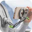 MAGIC JOHN Magnetic Neck Mount for Phones/Action Camera, Neck Cell Phone Holder POV/Vlog Selfie Mount Chest Stand Strap Video Recording for iPhone Samsung Phones AKASO/Go Pro/Insta360X5/DJI360 Camera (Green)