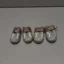 EXPAWLORER 4PCS Anti-Slip Dog Shoes - Breathable Mesh Dog Booties & Paw Protectors with Reflective Straps for Outdoor Cold/Hot Pavement, Indoor Hardwood Floors, Dog Boots, Size 3: 2.36"x2.05" (L*W) (Pack of 4)