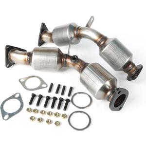 Catalytic Converter Bank 2 & Bank 1 Compatible with Infiniti FX35 03-08, Compatible with Infiniti G35 03-07,Compatible with Infiniti M35 06-08 Replace 16198 16197 43214 43215 (EPA Compliant)