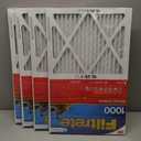 Filtrete 16x25x1 Air Filter, MERV 11, MPR 1000, Allergens & Pet Dander, 3-Month AC and Furnace Filters, Cleaner Air, Reliable Airflow, 4 HVAC Filters (Actual Size 15.68 x 24.68 x 0.81 in)