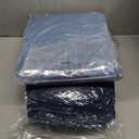 Bedsure Full Comforter Set Navy Blue, 8 Pieces Prewashed Full Size Bed in a Bag with Soft Fleece Bed Blanket, Down Alternative Bedding Set for All Seasons, Sheets, Pillowcases & Shams