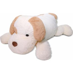 Large 6 lbs Cream Luxury Weighted Dog - 27 inch Weighted Plush Animal for Adults, Kids, Boys and Girls