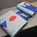 BATATADOCE Alphabet Rug for Classroom - ABC Rugs for Kids Playroom Educational Rug for Learning Alphabet,Numbers,Colors,Season and Animal Words Kids Play Mat for Classroom Bedroom,Blue,5x7 Feet