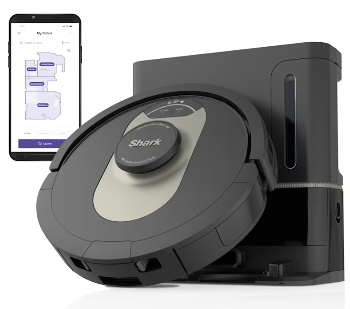 Shark AI Ultra Robot Vacuum with Matrix Clean, HEPA Bagless Self Empty (RV2502AE)
