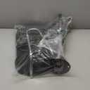 Square Rolling Stool with Backrest Height Adjustable Chair Swivel Drafting Chair Stool Chair with Wheels Stable Base Foot Black