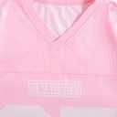 SOLY HUX Men's Graphic Jersey T-Shirts V Neck Racing Print Casual Tees Streetwear Summer Top Tshirt (Pink, S)