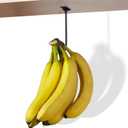 3 x Banana Hook Under Cabinet 2 Pack, Hanger to Keep Bananas Fresh, Holder 2 Pcs