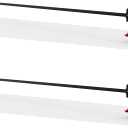 50" Bar Clamps for Woodworking 2-Piece, One-Handed Quick-Change F Clamp/Spreader with 130 LBS Load Limit, Wood Clamps for Gluing, Carpentry, DIY, and Woodworking