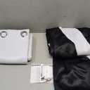 QUEMAS Extra Wide 100% Blackout Curtains 84 Inch Length 2 Panels for Bedroom/Living Room, Thermal Insulated Total Light Blocking Soundproof Window Curtains, Each 60 Inch Wide, Greyish White