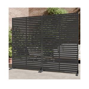 Privacy Fence Screen Outdoor Freestanding Privacy Panel, 72" H×47" W HDPE Decorative Panels with Stand, Room/Garden Divider, Outdoor Privacy Screen for Patio,Deck, Balcony, Pool