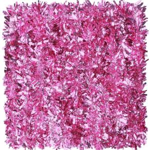 Dingion 59 Feet Christmas Tinsel Garland Metallic Twist Garland Ornaments Hanging Glitter Xmas Garland for Christmas Tree Indoor Outdoor Decoration Party Supplies (Light Pink)