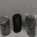 150 Pack Coffee Cup lids, Disposable Plastic Cup Lids for 10, 12, 16, 20, 24 oz Paper Cups, Hot/Cold Drinking Cup Lids, 3.54 Inches/90 mm Diameter - Black